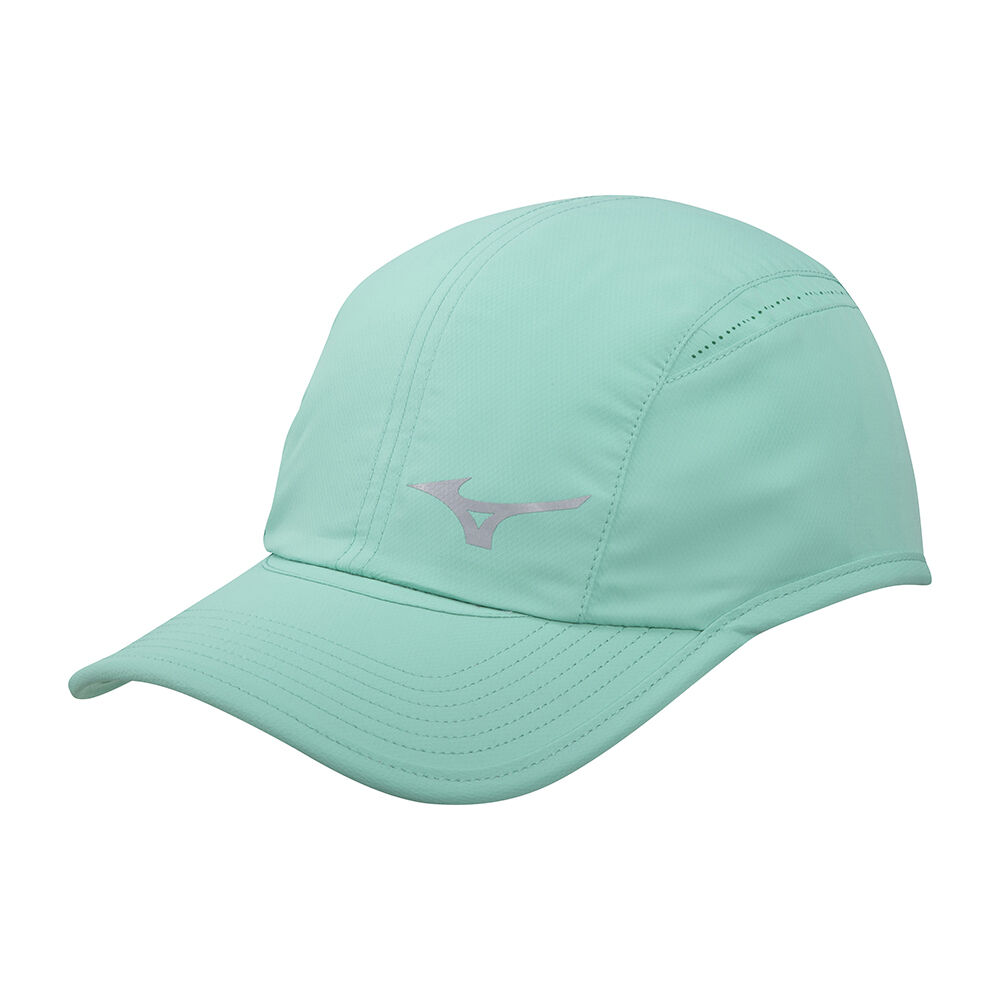 Mizuno Men's DryLite Running Hat Green (J2GW0031Z30-ROD)